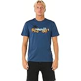 Rip Curl Mens Graphic Short Sleeve Crew Neck T-Shirt, Standard Fit