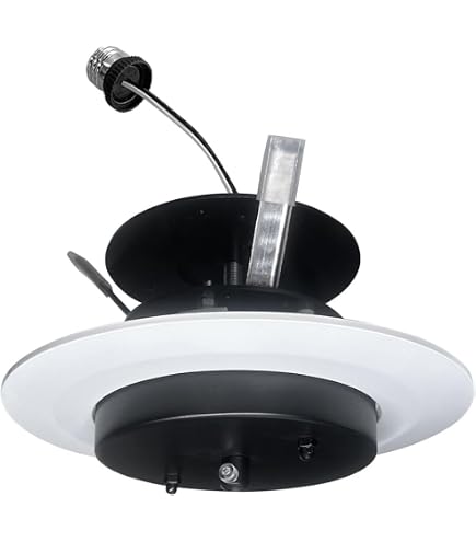 The Can Converter R1 Recessed Light Conversion Kit - Turns Can Lights Into Pendant Hanging Lights, Polished Chrome With 8.25" Medallion