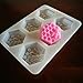 Echodo 6 Cavities Bee Honeycomb Soap Molds Silicone Honeycomb Cake Mold for Wedding Party Food-Grade Silicone Candle Mold