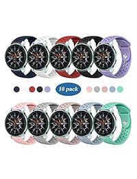 Samsung Gear S3 Frontier Classic Correa de reloj ,Hagibis 0.866 in de acero inoxidable sólido Metal Business reemplazo correas de silicona para Samsung Gear S3 Frontier