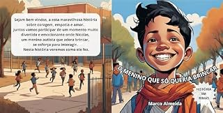 Livro O menino que só queria brincar