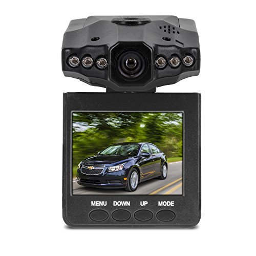 Aduro U-DRIVE DVR Video / Audio Dash Cam w/ Infrared Night Vision LED's, 2.4