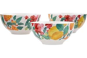 Maxwell & Williams Capri Collection Porcelain Coupe Bowls, 12cm, Set of 3, Microwave and Dishwasher Safe
