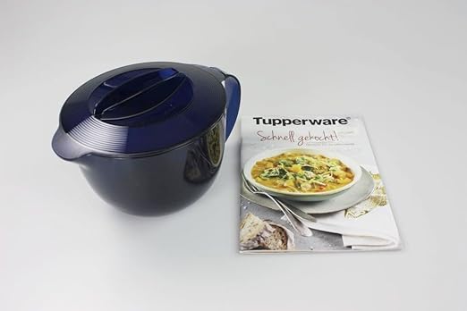 TUPPERWARE Microondas Micro Plus 1,0 l azul Jarra + Recetas rápido ...