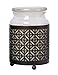 Hosley Metal Jar Candle Sleeves/Holders - Your Choice of Colors and Designs (Oil Rubbed Bronze)