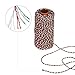 Bakers Twine, AIEX Christmas Twine Spool 2 mm Cotton String Roll for Gift Wrapping Decoration, Arts Crafts 656 Feet Totally(Red and Green,Pack of 2)