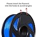 3D Flexible Blue TPU Filament 1.75 mm, 2.2 LBS (1KG) Material: TPU