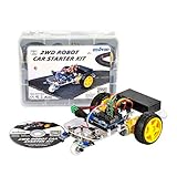 OSOYOO 2WD Robot Car Starter Kit with UNO R3, with Tutorial DVD, Line Tracking Sensors, Bluetooth Module and IR Modules, Toy for Arduino DIY Learner