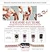 Secbolt 38mm/40mm Glister Bands Compatible Apple Watch Series 4 40mm, Series 3/2/1 38mm, Women Iwatch, Stainless Steel O-Link Band Strap, Rose Gold