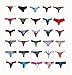 Morvia Varieties of Women Thong Pack Lacy Tanga G-string Bikini Underwear Panties