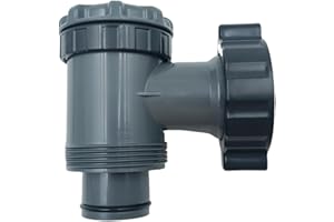 Hengengood Replacement Plunger Valve Connection for 38 Hose,Above Ground Pool Filter Pump On Off Plunger Valve Part,Compatibl