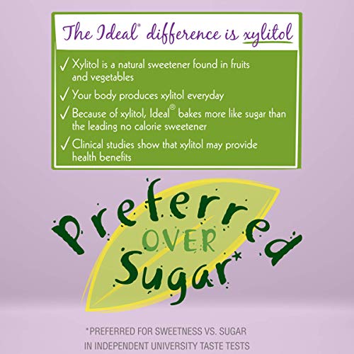 Ideal No Calorie Xylitol Sweetener Natural, Non GMO, Keto Friendly Sugar Substitute and
