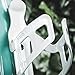 Bike Water Bottle Holder, Black or White Gloss, Secure Retention System, No Lost Bottles, Lightweight and Strong Bicycle Bottle Cage, Quick and Easy to Mount, Great for Road and Mountain Bikes