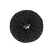 eBoot 3 Pieces Hair Donut Bun Maker Hair Ring Styler Maker Round Chignon for Women, Black