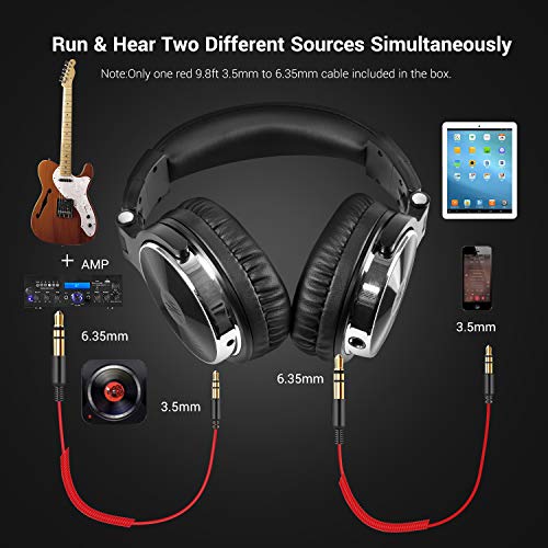 2 OneOdio+Adapter+Free+Headphones+Professional+Telescopic