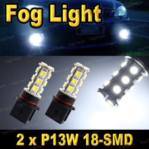 2 PCS Bright White P13W / PSX26W / SH23W 18-SMD 5050 LED Headlight Bulbs For Driving Fog Light / Day Time Running Light DRL