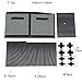 Function Home Sideboard Buffet Storage Cabinet, Drawer Cabinet, 3 Drawer Cabinets with Shelves, Organizer Tower Unit for Storing Kitchen Supplies Books Towels in Grey