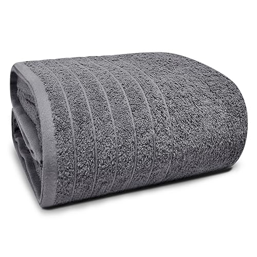 Tens Towels 1 Piece Jumbo Bath Sheet 40 x 80 Inches, Dark