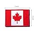 ShowPlus Canada CA Flag Military Embroidered Tactical Velcro Patch Morale Shoulder Applique