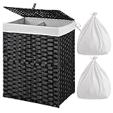 GREENSTELL Laundry Hamper with 2 Removable Liner