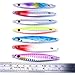 Aorace 7pcs/lot 30g/7.6cm Minnow Metal Lure 3D Eyes Hard Bait Casting Jigging Hard Lure Bass Trout Salmon Lures Without Hooks