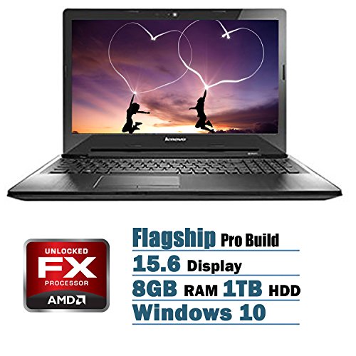 Lenovo Pro 15.6 Inch Laptop (AMD FX-7500 Quad-Core AMD Radeon R7 8GB 1TB DVD Windows 10)