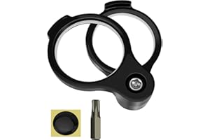 HUQUZN Upgraded Anti-Theft Tailgate Lock Fit for Toyota Tacoma 2005-2015, Aluminum Alloy Pickup Truck Tailgate Protection Locks, Black