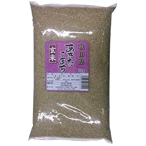 秋田県産 玄米 あきたこまち 5kg 平成27年産