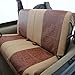 FH GROUP FH-PU160114 PU Classic Leather Seat Covers Brown / Beige, Airbag compatible and Split Bench-Fit Most Car, Truck, Suv, or Van