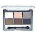 Mallofusa 6 Colors Eye Shadow Palette Eyeshadow Powder Makeup Kit Shimmer Matte Smokey 0.42 oz #3