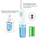 2NICE Portable Water Flosser Oral Irrigator with Nasal Wash Function of 2 Modes IPX6 Waterproof Rechargeable by USB Charger (Blue)