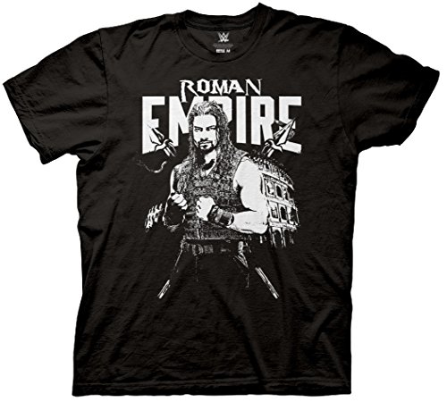 Ripple Junction WWE Roman Reigns Roman Empire Men s Black T-shirt (XX-Large)