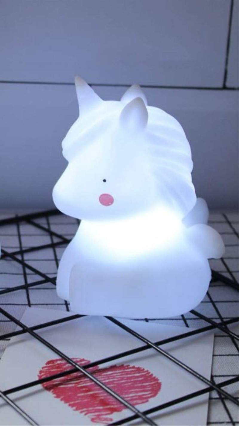 パーティー 誕生日 ホワイト ギフト Unicorn ベビー 装飾ライト Fantasee ホワイト Ledナイトライト Unicorn 寝室 電池式 B07jz7th4n クリスマス 子供部屋 ブラケットライト 芸能人愛用