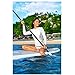 Goddess Rash Guards Women's  Long Sleeve UV 50 Sun Protection Swim Shirt, White
