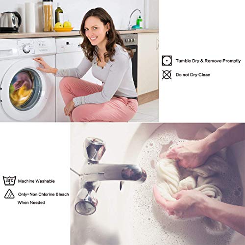Abakan Full 12" Waterproof Mattress Encasement Box Spring 100% TPU Cooling Soft Durable Breathable Hypoallergenic Machine Washable 6-Sided Zippered Mattress Protector Knitted Fabric 11" 13" inch - Thumbnail 4