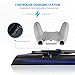 AMIR PS4 Vertical Stand Cooling Fan, Cooler Charging Station with 2 Controller Charging Port + 14 Game Disc Storage + 3 HUB Ports + 8 Controller Thump Grips ( Not for Pro or Slim)thumb 2