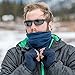 100% Merino Wool - Midweight Neck Gaiter - Skiing Neck Warmer - Winter Face Mask - Multipurpose Headwear - Navy Blue - Moisture Wicking Neck Wear