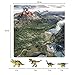 Dinosaur Toys with Play Mat, 18 Pieces Educational Realistic Dinosaur Figures and 28.5