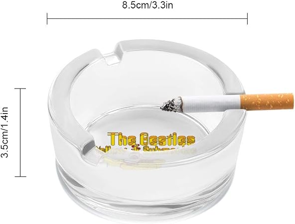 Amazon 灰皿 はいざら おしゃれ クリスタルガラス 洗いやすい タバコ固定 業務用 掃除簡単 食洗機対応 イエローサブマリン 大容量 重厚感 高級感 豪華 現代 防水 消火 タバコ 卓上 料亭 旅館 和食器 飲食店 業務用 灰皿 シガーライター 車 バイク