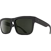 Spy Discord Rectangular Sunglasses for Men + BUNDLE with ACCESSORY EYEWEAR KIT