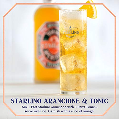 Starlino Orange Aperitivo 17% Vol Alkohol - fruchtiger italienischer Wein Aperitif aus sizilianischen Blutorangen - lecker mit Tonic für den perfekten Spritz Drink oder Cocktail (1 x 0,75l Flasche) – Bild 7