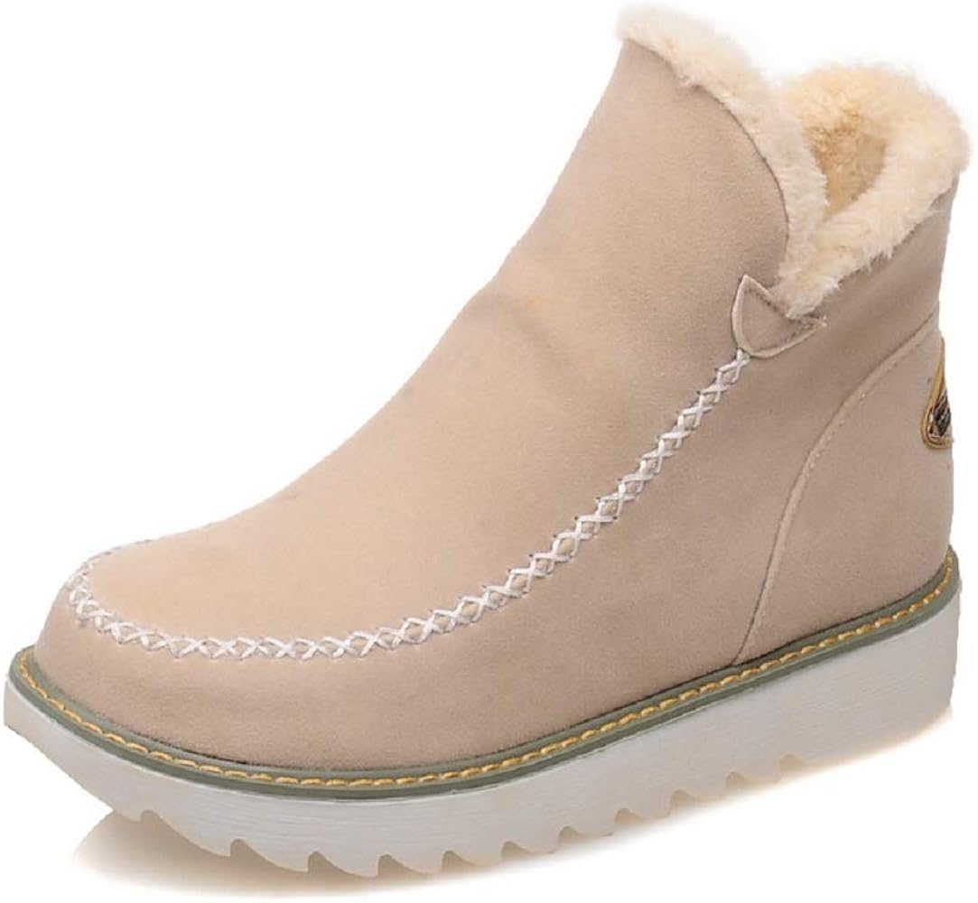 botas beige mujer
