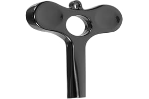 Crovakeu Professional T-Shaped Drum Key, Black Lightweight Drum Tuner with Ergonomic Handle - Quick & Precise Drum Tuning Wre
