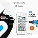 iPhone 4 4S Screen Protector: Stalion® Shield Tempered Liquid Glass Shatter-Proof Armor Guard [Retail Packaging](1-Pack)