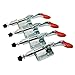XRPAOWA 4 PCS Toggle Clamp 301AM Hand Tool 99lbs Holding Capacity Stroke Push Pull Action Light Duty Tool