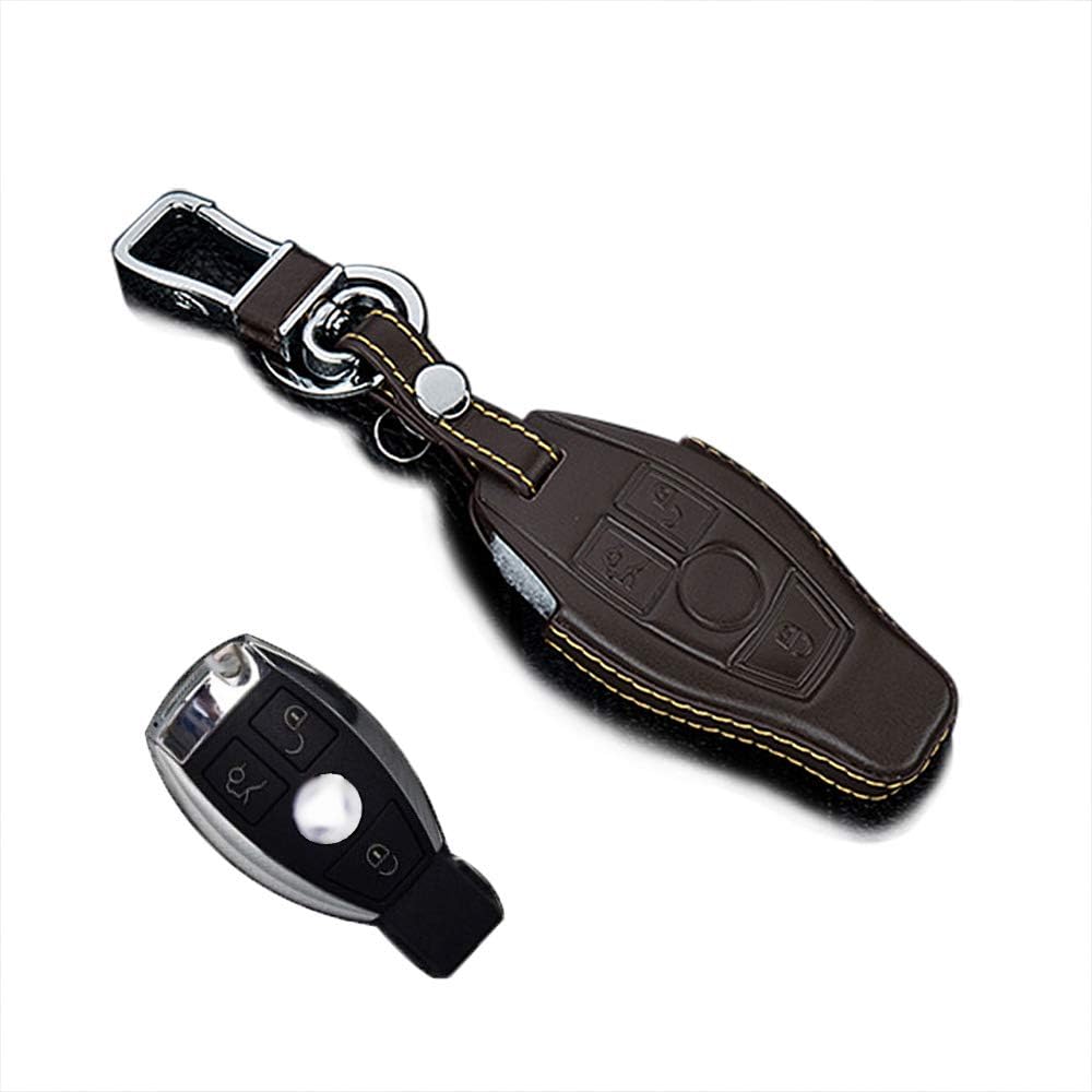 Mercedes-Benz for B C E G S - Class/CLS CLA SLK SL GLA GLC 200 300 320 400 500 600 180 use Car KEYCASS Leather CAR Key CASE Holder