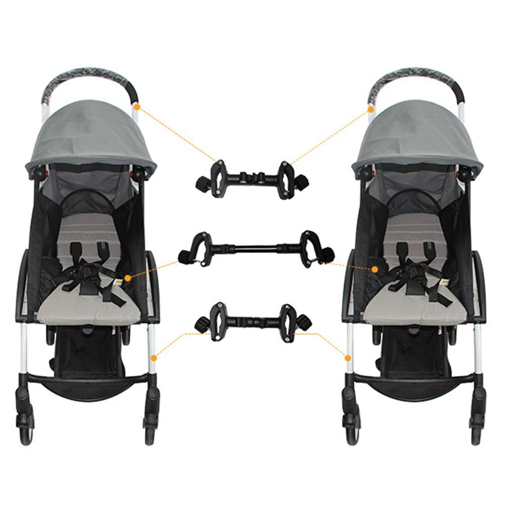 single prams that turn into double