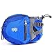 EGOGO Travel Sport Waist Pack Fanny Pack Bum Bag Hiking Bag with Water Bottle Holder S2209 (Blue)