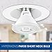 Hyperikon PAR30 Short Neck LED Bulb, Dimmable, 10W (65W Equivalent), 3000K (Soft White Glow) 820 lm, CRI 90+, Flood Bulb, Medium Base (E26), UL & ENERGY STAR - Great for Kitchen, Bedrooms (6 Pack)