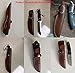 Aibote Fixed Blade Knife Sheath With Belt Loop Hunting Holster Carrying Knives Leather Holder Sheaths Case Scabbard Pouch Bag Pocket EDC Camping Outdoor Tool(C-Small)